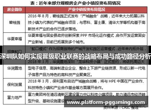 深圳队如何实现晋级职业联赛的战略布局与成功路径分析